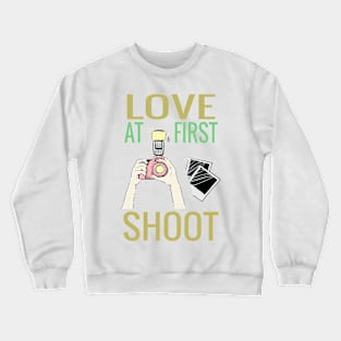 Love at first shoot Crewneck Sweatshirt